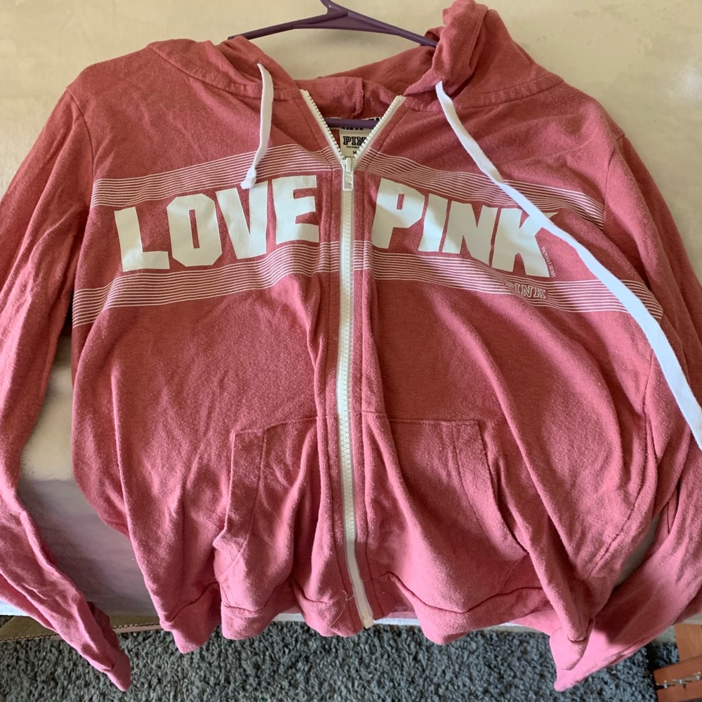 Love Pink Zip Up